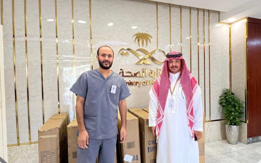 مبادرة توزيع العربيات الطبية تزامنًا مع اليوم العالمي للعمل الإنساني